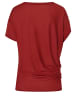 super.natural Merino T-Shirt W YOGA LOOSE TEE in rot