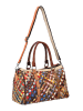 Usha Women Handbag in Blue Multicolor