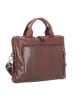 Leonhard Heyden Roma Aktentasche Leder 38 cm Laptopfach braun