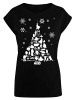 F4NT4STIC T-Shirt Star Wars Christmas Weihnachtsbaum in schwarz