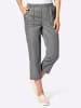 WITT WEIDEN Capri-Jeans in light grey-denim + graphit-denim