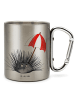 Mr. & Mrs. Panda Tasse Seeigel ohne Spruch in Silber