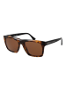 Web Männer Sonnenbrille Quadratisch Braun
