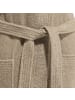 REDBEST Frottier Unisex-Bademantel mit Kapuze Chicago in taupe