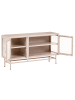 Beliani Vitrine DEVON in Beige - (W) 115 x (H) 64 x (L) 35 cm