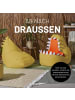 Lumaland LUMALAND Kindersitzsack-Set "Dino" (2-tlg.) - Senfgelb