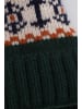 Coccodrillo Wintermütze mit Pompon in grün