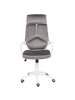 Beliani Bürostuhl DELIGHT in Grau/Weiß - (W) 64 x (H) 116 x (L) 64 cm