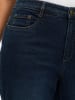 sheego High-waist-Jeans in dark blue
