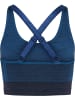 Hummel Hummel Top Hmlclea Yoga Damen Dehnbarem Atmungsaktiv Schnelltrocknend Nahtlosen in INSIGNIA BLUE MELANGE