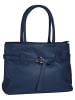 Cluty Handtasche echt Leder in blau