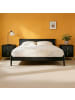 SoBuy Nachttisch in Matt-Schwarz - (W) 36 x (H) 47 x (L) 40 cm