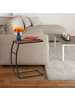 relaxdays Beistelltisch in Braun/Schwarz - (B)47,5 x (H)58,5 x (T)25 cm