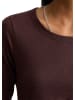 Marc O'Polo DENIM Longsleeve slim in Espresso Brown
