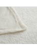 relaxdays Kuscheldecke in Champagner - (B)200 x (T)220 cm