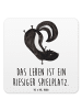 Mr. & Mrs. Panda Untersetzer Stinktier Handstand mit Spruch in Weiß