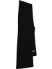 normani Merinowoll-Schal glatt Yuma in Schwarz