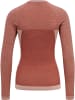 Hummel Hummel T-Shirt Hmlclea Yoga Damen Dehnbarem Atmungsaktiv Schnelltrocknend Nahtlosen in WITHERED ROSE/ROSE TAN MELANGE