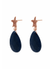 Gemshine Ohrringe Maritim Beach Seestern : Jadee in rose gold coloured