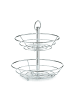 Zeller Present Obst-Etagere in silbern