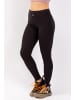 eivy Funktionstight Pocket Wool Rib Tights in Black
