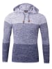 RESLAD Strickpullover Colorblock in indigoblau