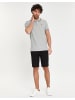 Threadbare Kurzarm-Polo THB Polo Brunello in Grau