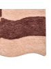 Beliani Badematte DIWANA in Beige/Braun - (W) 60 x (L) 90 cm