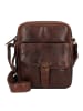 Greenburry Rugged Umhängetasche Leder 21 cm in brown