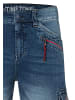 Timezone Kurze Cargo-Shorts mit Used-Waschung und Reißverschluss in Navy