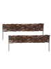 relaxdays 2 x Beeteinfassung in Braun - (B)60 x (H)10 cm