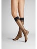 Hudson Feinkniestrümpfe Lilly Lafina 15 2-Pack druckfreier Bund in Black