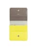 DuDu Flores Geldbörse Leder 10 cm in citrus yellow