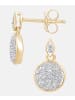 Diamant L'éternel Ohrhänger aus 375 Gelbgold mit Diamant