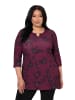 Ulla Popken Longshirt in dunkel weinrot