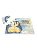 Mr. & Mrs. Panda Puzzle Pinguin umarmen Design mit Spruch in Weiß