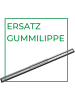 Novaliv Novaliv 2X Ersatz Wischergummi 25 cm Fensterabzieher Gummilippe Abzieh in Silber