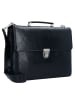 Leonhard Heyden Cambridge Aktentasche Leder 40 cm Laptopfach in schwarz