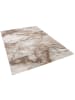 Pergamon Luxus Designer Teppich Carrara Marmor Optik Verlauf in Beige