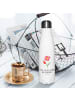 Mr. & Mrs. Panda Thermosflasche Blume HageRundunge mit Spruch in Weiß