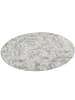 Snapstyle Feinschlingen Velour Teppich Strong Trend Rund in Hellgrau