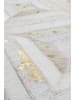 Kayoom Sitzkissen Spark Pouf 45cm x 45cm in elfenbein - gold