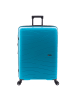 Gladiator 4 Rollen Trolley 74 cm mit Dehnfalte turquoise