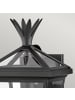Licht-Erlebnisse Außen Wandlampe (B)20.3 x (H)36.8 cm in Schwarz Klar/Transparent
