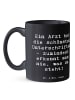 Mr. & Mrs. Panda Tasse Spruch Arzt Unterschrift mit Spruch in Schwarz