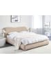 Beliani Doppelbett BLAGNAC in Beige - (W) 200 x (H) 98 x (L) 228 cm