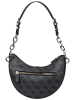 Guess Handtasche Orlina Logo Top Zip in Coal