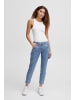 PULZ Jeans Skinny-fit-Jeans in blau