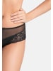 Teyli Mesh Slip mit floraler Spitze Amelia in schwarz