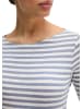 Marc O'Polo Gestreiftes Longsleeve regular in Medium Blue
